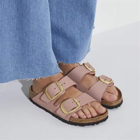 Birkenstock Arizona Big Buckle Sandaler, Old Rose